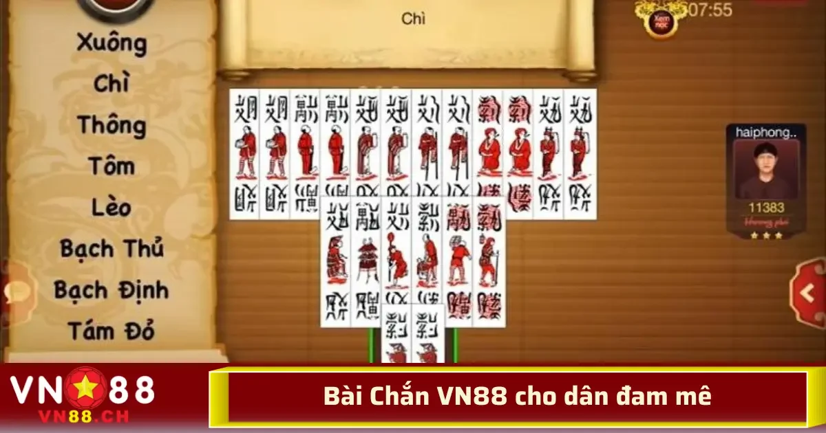 Với các đặc điểm này, Bài Chắn VN88 luôn là lựa chọn hàng đầu cho cộng đồng yêu thích chơi chắn, từ những người chơi giải trí đến các cao thủ chuyên nghiệp.