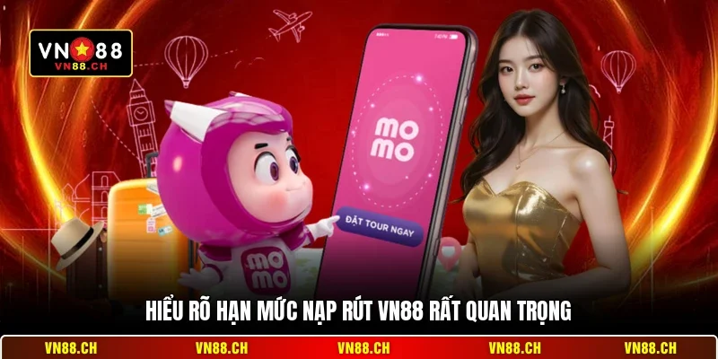 Hiểu rõ hạn mức nạp rút VN88 rất quan trọng