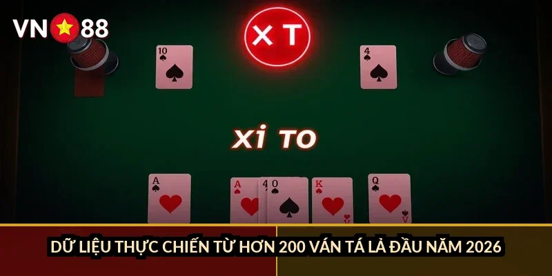 Dữ liệu thực chiến từ hơn 200 ván tá lả đầu năm 2026